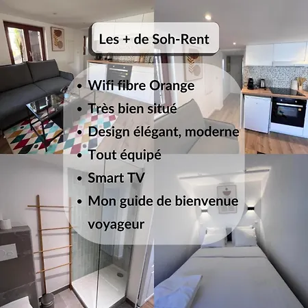 Soh Rent Proche Strasbourg Terrasse -tv アパート
